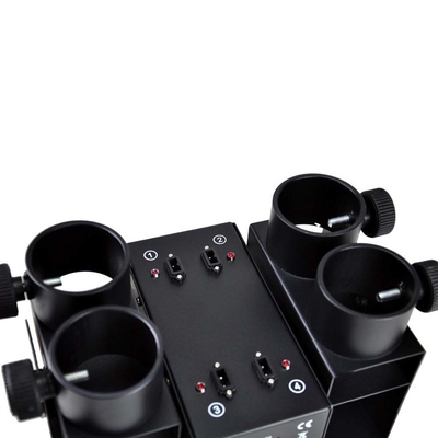 120W 4 koppen elektronische confetti launcher machine met DMX controle voor bruiloft verjaardag confetti kanon