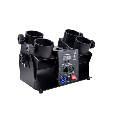 120W 4 koppen elektronische confetti launcher machine met DMX controle voor bruiloft verjaardag confetti kanon