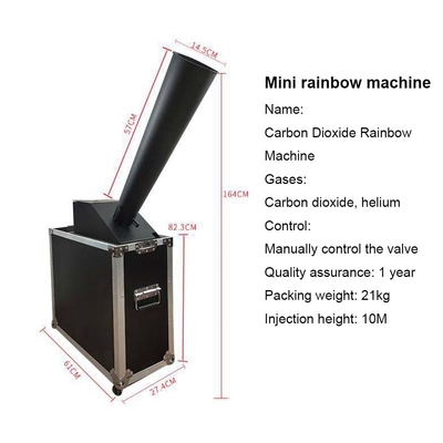 8M Jet Paper CO2 Cyclone Confetti Cannon Machine Kleine scène effect voor bedekt gebied 60-100m2