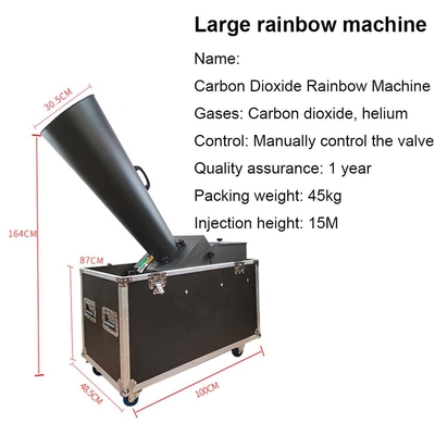8M Jet Paper CO2 Cyclone Confetti Cannon Machine Kleine scène effect voor bedekt gebied 60-100m2