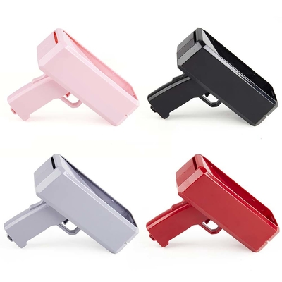 Maak het regen geld pistool Handheld spray cash pistool met 100 stuks voor game films party benodigdheden