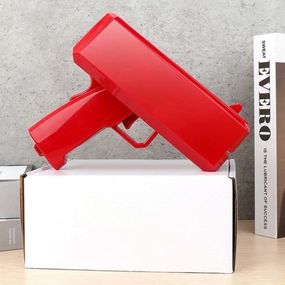 Maak het regen geld pistool Handheld spray cash pistool met 100 stuks voor game films party benodigdheden