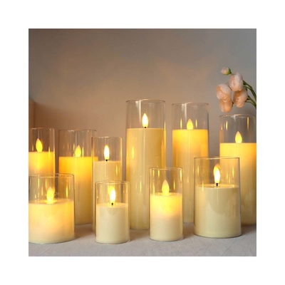 Huwelijk Led Tea Light kaarsen flikkerend Helder accu bediend Vlamloze kaarsen voor thuis Tuinfeesten Verjaardag