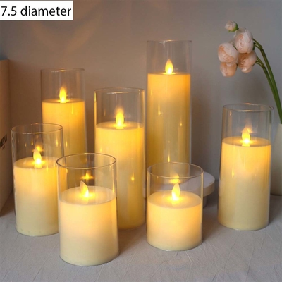 Vlamloze LED-steunlampen van kunststof op maat voor de Vaderdag