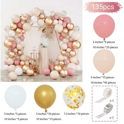 Roze Blauwe Latex Ballon Arch Kit Set Bruiloftsfeest Verjaardagsfeest Decoratie Ballons Set