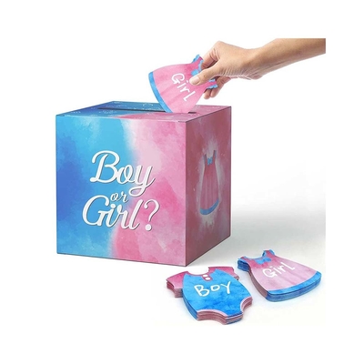 Baby Geslacht Onthullen Stemmen Doos Jongens en Meisjes Geslacht Stemmen Speldoos voor Baby Shower Party Decor