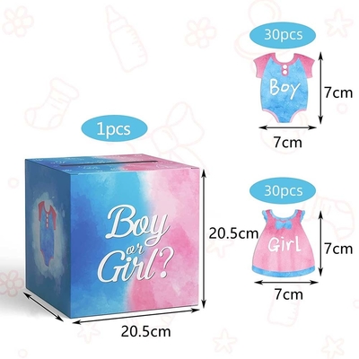 Baby Geslacht Onthullen Stemmen Doos Jongens en Meisjes Geslacht Stemmen Speldoos voor Baby Shower Party Decor