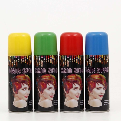 Populaire partijvoorraad 250 ml Tijdelijke Glitter Haarspray Magie Kleurrijke Haarspray