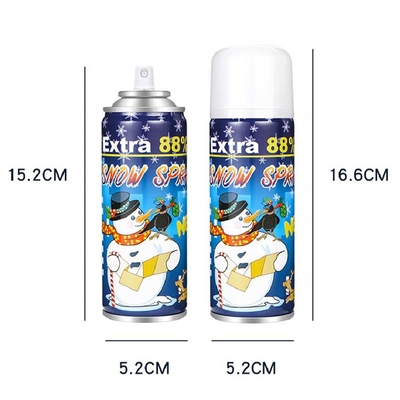 Groothandel Party Snow Spray Artificiële sneeuwspray kan OEM aanvaard voor plezier verjaardag bruiloft decoratie