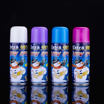 Groothandel Party Snow Spray Artificiële sneeuwspray kan OEM aanvaard voor plezier verjaardag bruiloft decoratie