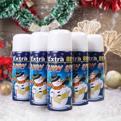Groothandel Party Snow Spray Artificiële sneeuwspray kan OEM aanvaard voor plezier verjaardag bruiloft decoratie