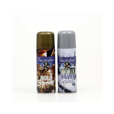 Multifunctionele Golden Silver Spray Feestelijk Nieuw Kerstmis Nieuw Jaar Halloween Afstuderen Diwali Valentijnsdag Viering