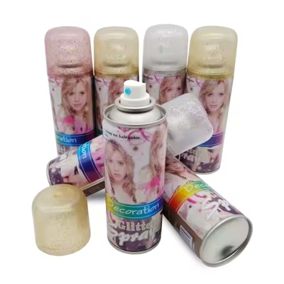 Party Glitter Spray Instant Hair Color Spray Voor feesten Festivals OEM verwacht