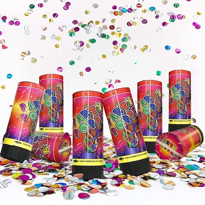2 - 3M Shooting Spring Plastic Compressed Air Mini Streamer Party Popper Party Confetti Cannon voor feestversieringen